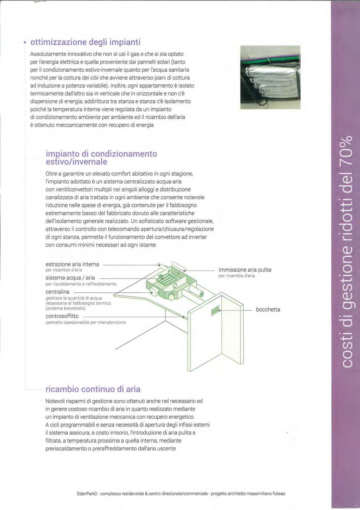 Brochure del progetto originario · pagina 2